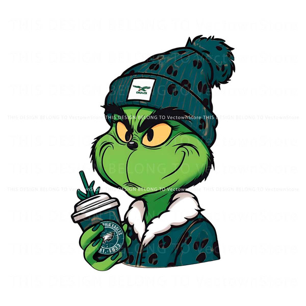 Grinch Boujee Philadelphia Xmas PNG.jpg