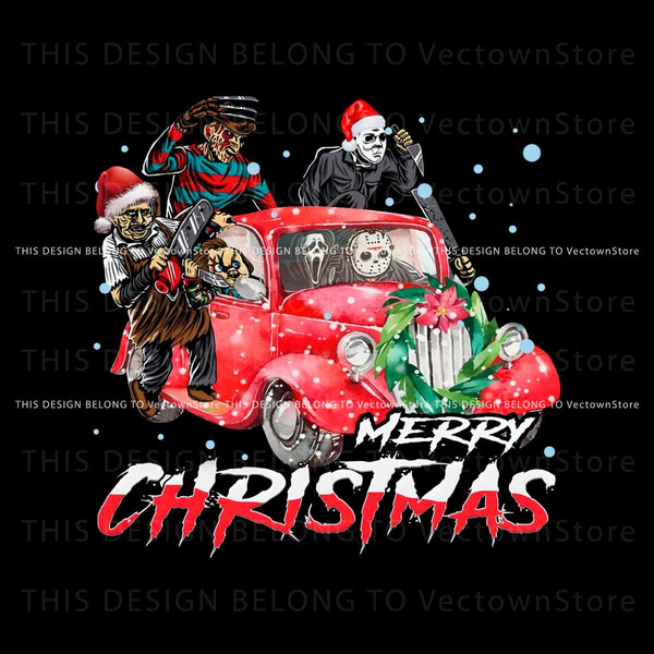 Horror Merry Christmas Car PNG.jpg