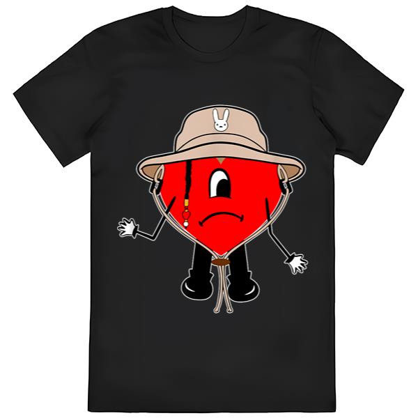 Bad Bunny Corazon Triste Puerto Rican Titi Me Pregunto Conejo Malo T-Shirt .jpg