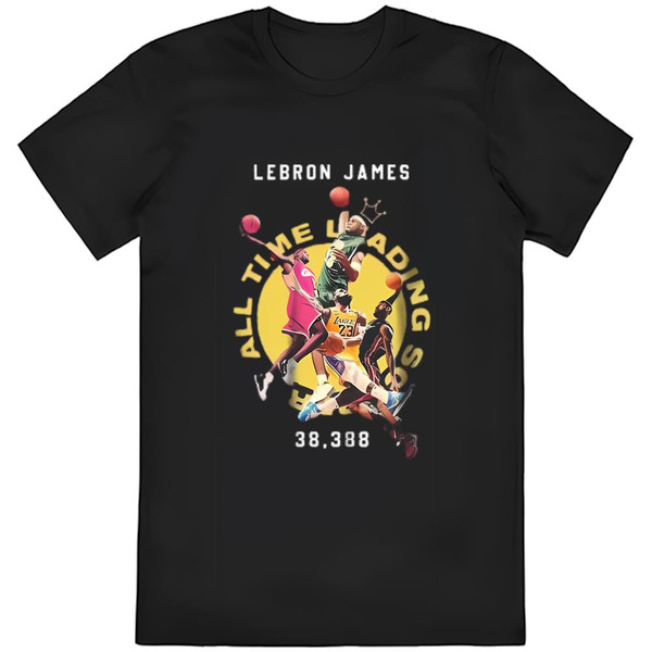 Lebron James The King Basketball All Time Scoring Leader Shirt .jpg