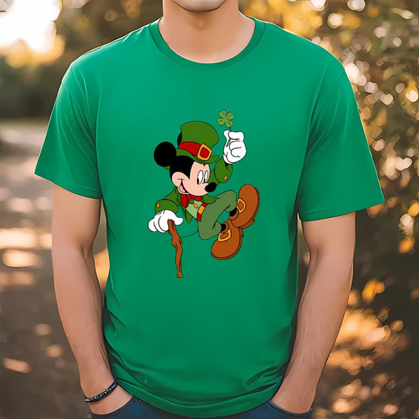 Funny Sorcerer Mickey Mouse Disney St Patricks Day Shirt .jpg