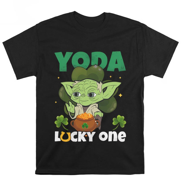 Yoda Lucky One Saint Patrick T-shirt .jpg