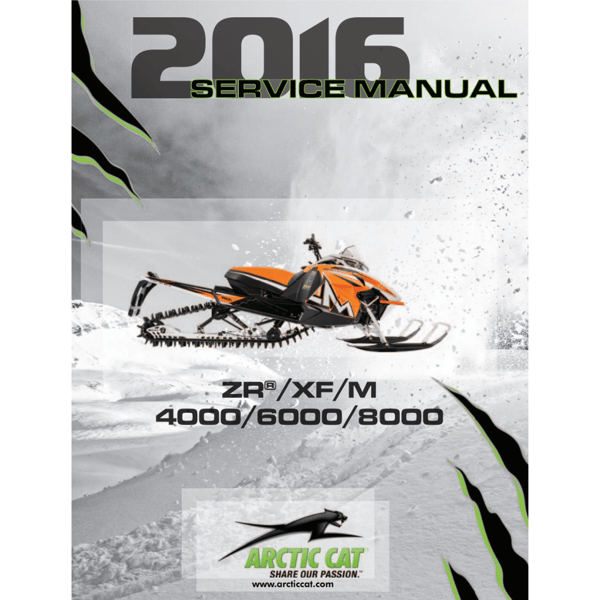 Arctic Cat ZR XF M 4000 6000 8000 Service Manual  2016.png