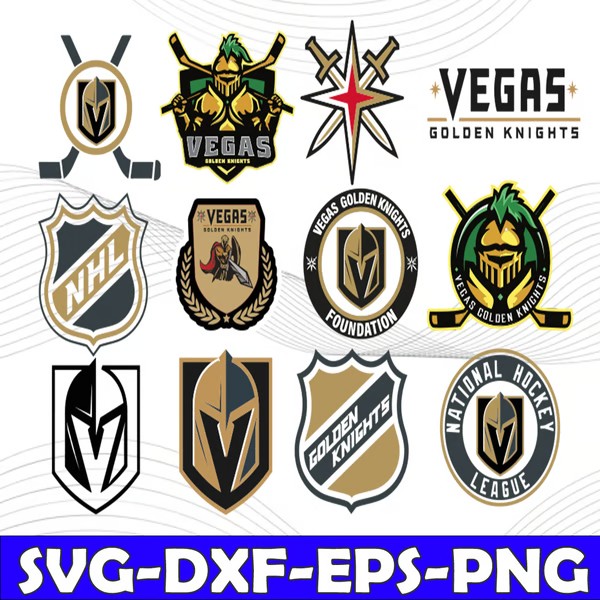 Bundle 12 Files Vegas Golden Knights Hockey Team Svg, Vegas Golden Knights Svg, NHL Svg, NHL Svg, Png, Dxf, Eps, Instant.jpg