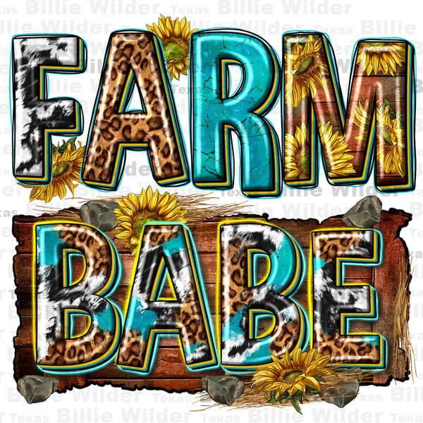 Western farm babe png sublimation design download, farm life png, western farm png, western patterns png, sublimate designs download.jpg