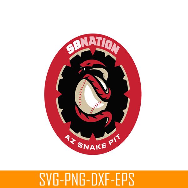 MLB30112309-Arizona Diamondbacks Snake Pit Logo SVG PNG DXF EPS AI, Major League Baseball SVG, MLB Lovers SVG MLB30112309.png