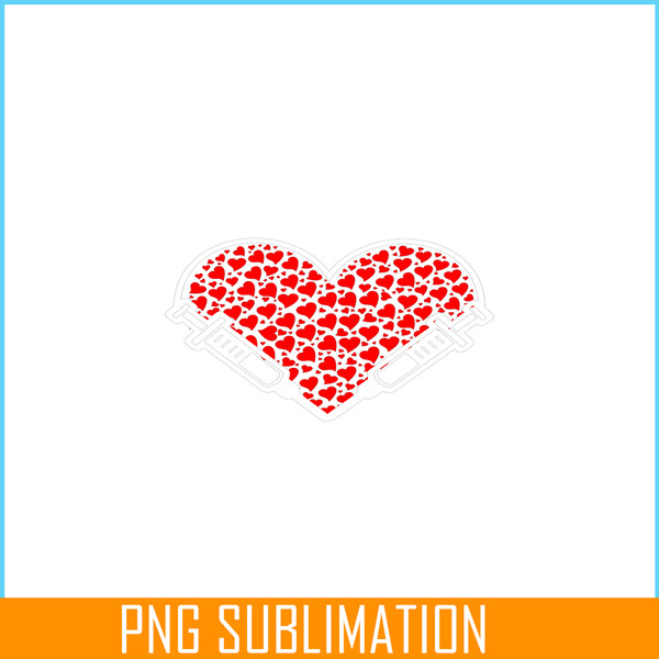 VLT21102342-Phlebotomy Needle Syringe Heart Valentines PNG, Lovely Valentine PNG, Valentine Holidays PNG.png