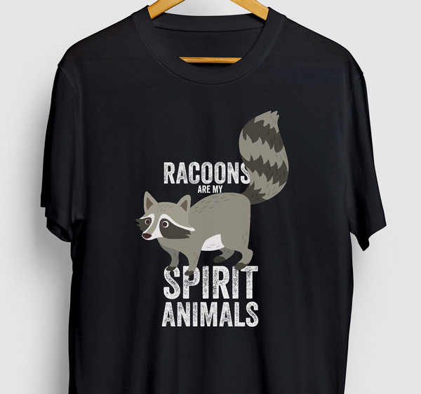 Racoon Gift, Funny Pet Shirt, Funny Animal tee, Racoon Shirt, Racoons Are My Spirit Animal Hoodie  Youth Shirt  Unisex T-shirt.jpg
