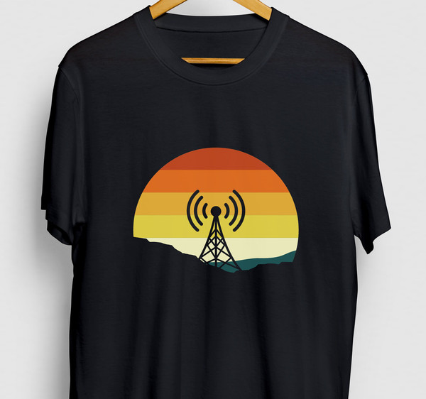 Radio Sunset HAM Radio Gift, Funny Operator Shirt, Funny Radio tee, HAM Radio Hoodie  Youth Shirt  Unisex T-shirt 1.jpg