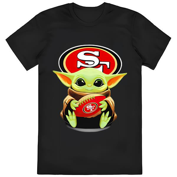 Baby Yoda Loves San Francisco 49ers Shirt.jpg