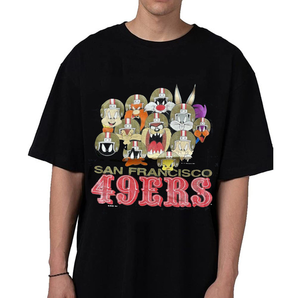 San Francisco 49ers Mashup NFL Football Team 2021 Champs Shirt Black Cotton Tee.jpg