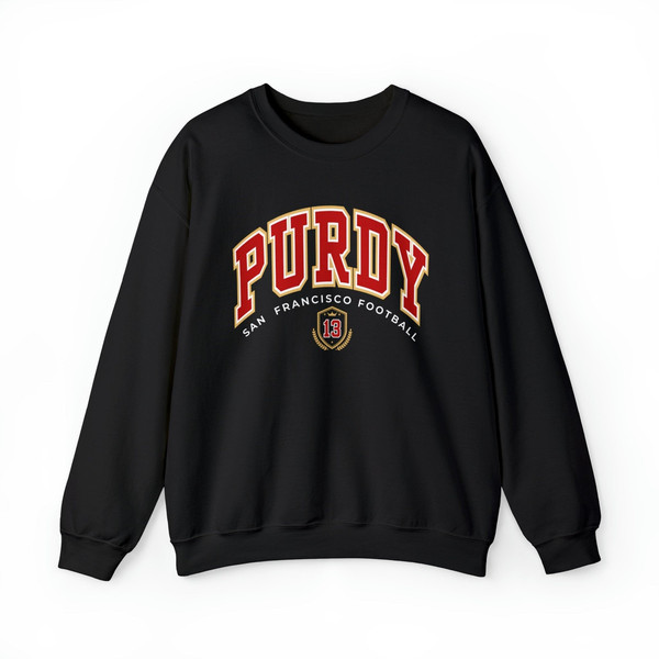 Brock Purdy Unisex Football Crewneck, Brock Purdy Sweatshirt, Football Fan Tee, Gift For Girlfriend Or Wife, San Francisco 2709Smcl04.jpg