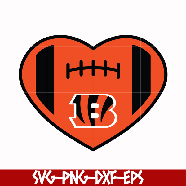 NFL1810202015T-Cincinnati Bengals heart svg, Cincinnati Bengals svg, Bengals svg, Sport svg, Nfl svg, png, dxf, eps digital file NFL1810202015T.jpg