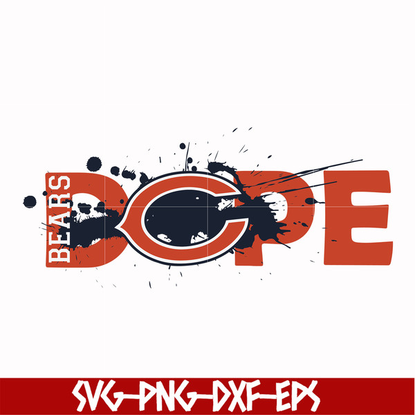 NFL111005T-Chicago Bears Dope svg, Chicago Bears svg, Sport svg, Nfl svg, png, dxf, eps digital file NFL111005T.jpg