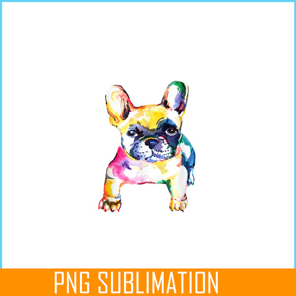 HL16102376-French Bulldog Original Watercolor PNG, Frenchie Dog Lover PNG, French Dog Artwork PNG.png