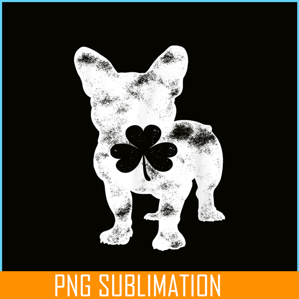 HL16102390-French Bulldog St Patricks Day PNG, Frenchie Dog Lover PNG, French Dog Artwork PNG.png