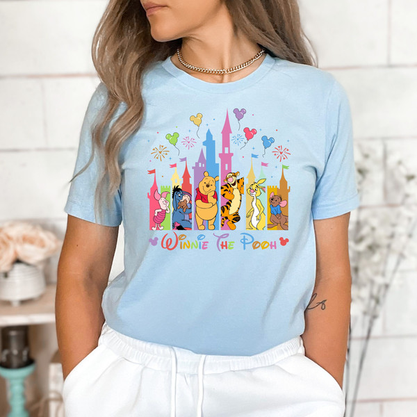 Winnie The Pooh Castle Shirt, Pooh and Friends Shirt,Piglet Shirt, Tiger Shirt, Disney Pooh Shirt, Pooh Gift Shirt.jpg