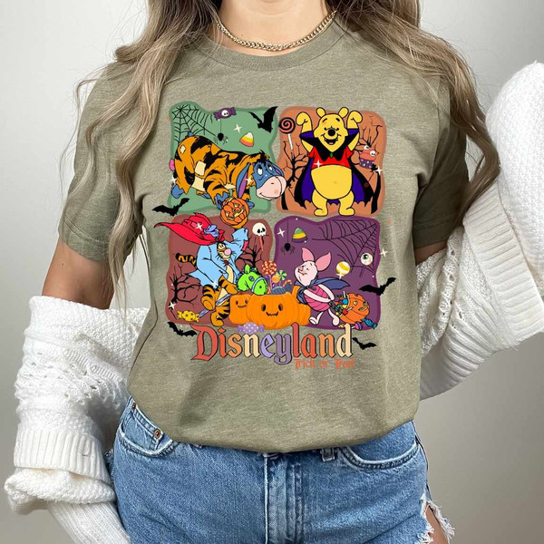 Winnie The Pooh Halloween, Pooh Halloween Shirt, Pooh Tee, Halloween Trick or Treat Shirt, Disney Halloween Shirt, Spirit Halloween Shirt,.jpg