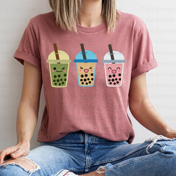 Cute Bubble Tea Shirts, Boba Tea Shirts, Asian Food Shirt, Food Lover Shirt, Cute Boba Shirts, Cute Gift Shirt.jpg