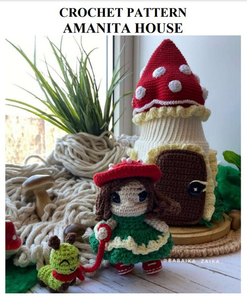 Amanita House,  Amigurumi PDF Pattern toys patterns.jpg