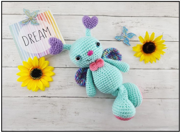 Blue Butterfly Amigurumi Crochet Patterns, Crochet Pattern.jpg