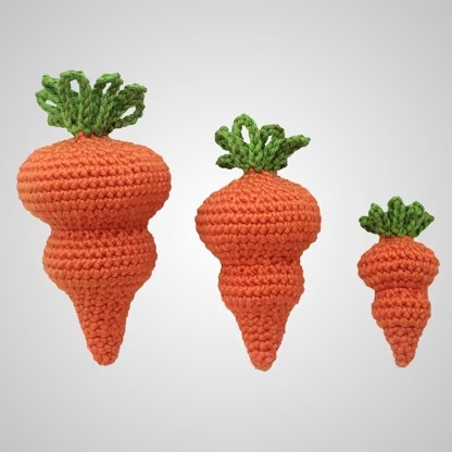 Plump Carrot Decorations Amigurumi Crochet Patterns, Crochet Pattern.jpg