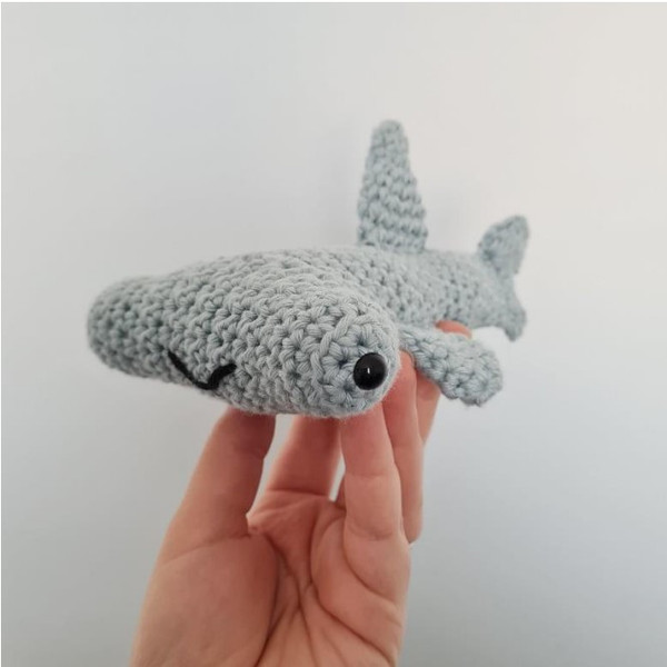 Hammerhead Shark Friend Amigurumi Crochet Patterns, Crochet Pattern.jpg