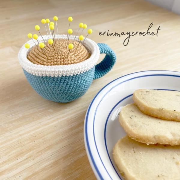 Cuppa Coffee Pincushion Amigurumi Crochet Patterns, Crochet Pattern.jpg