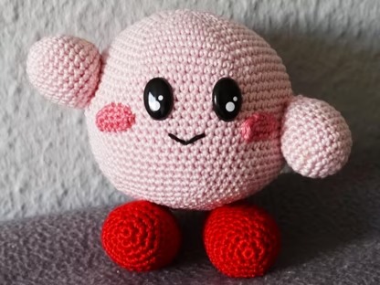 Hakelanleitung Amigurumi Kirbi Amigurumi Crochet Patterns, Crochet Pattern.jpg