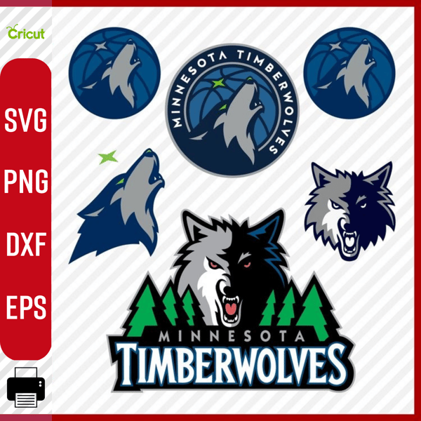 Digital Download, Minnesota Timberwolves logo, Minnesota Timberwolves svg, Minnesota Timberwolves clipart  .png