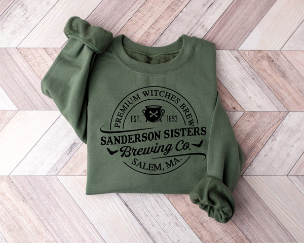 Sanderson Sister Brewing Co Halloween Sweatshirt, Halloween Shirt, Sanderson Sisters Sweatshirt, Sanderson Sister Shirt,Sanderson Sweatshirt.jpg