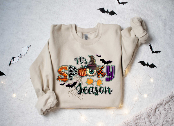 Spooky Vibes Sweatshirt, Halloween Shirt, Halloween Sweatshirt ,Halloween Retro Shirt, Funny Halloween Shirt, Spooky Vibes Shirt.jpg