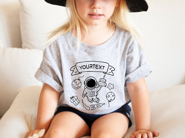 Birthday Astronaut Shirt, Custom Toddler Shirt, Custom Baby Clothes.jpg