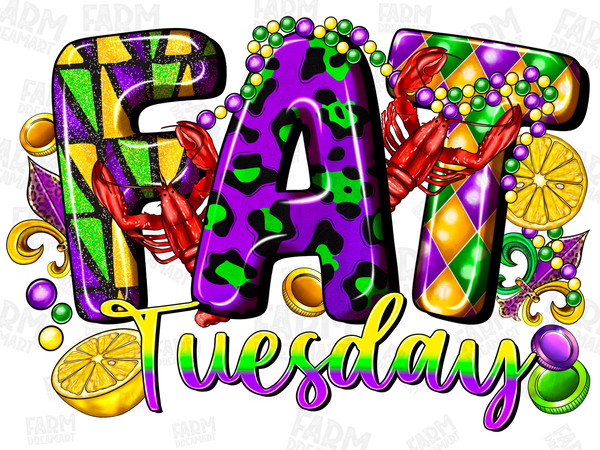 Fat Tuesday png sublimation design download, Mardi Gras Carnaval png, Happy Mardi Gras png, sublimate designs download.jpg