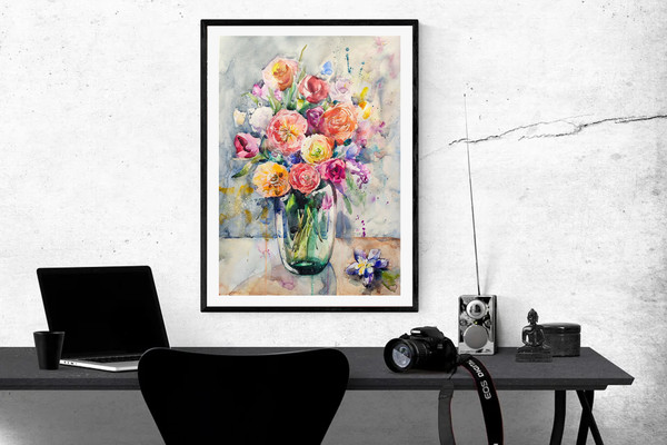 Watercolor Flowers in vase Painting.jpg