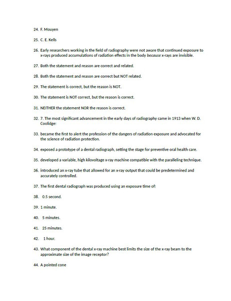 Latest 2023 Essentials of Dental Radiography 9th Edition Evelyn Thomson Test bank  All Chapters (3).JPG