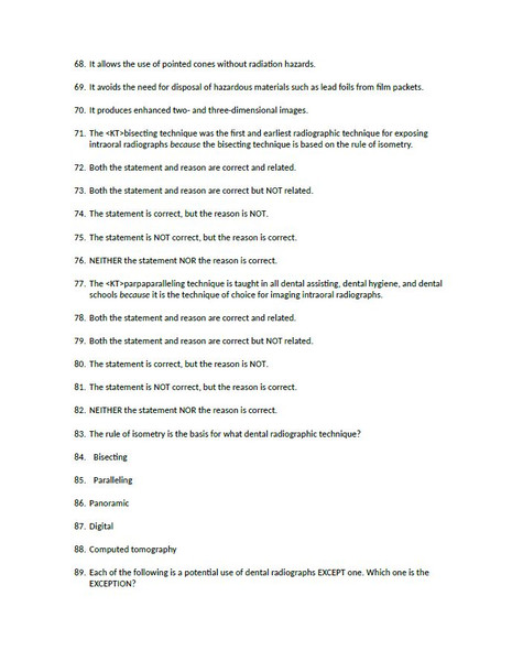 Latest 2023 Essentials of Dental Radiography 9th Edition Evelyn Thomson Test bank  All Chapters (5).JPG