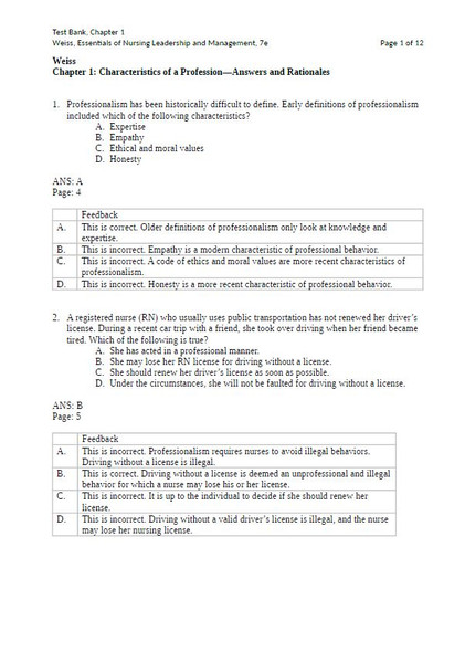 Latest 2023 Essentials of Nursing Leadership and Management, 7th Edition Weiss Test bank  All Chapters (5).JPG