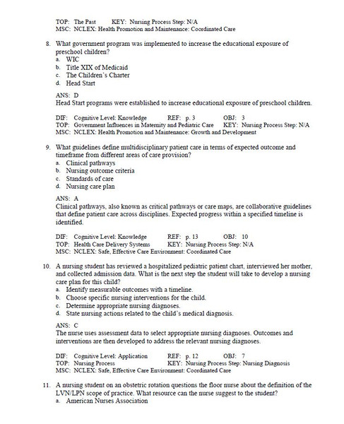 Latest 2023 Introduction to Maternity and Pediatric Nursing 9th Edition BY Gloria Leifer Test bank  All Chapters (3).JPG