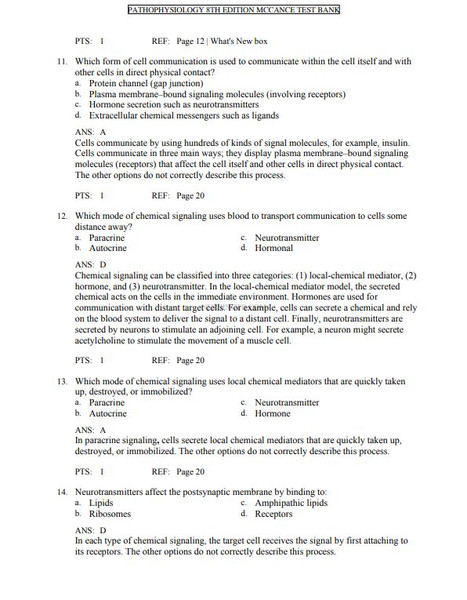 Latest 2023 Pathophysiology The Biologic Basis for Disease 8th Edition By Kathryn L McCance Test bank (4).JPG