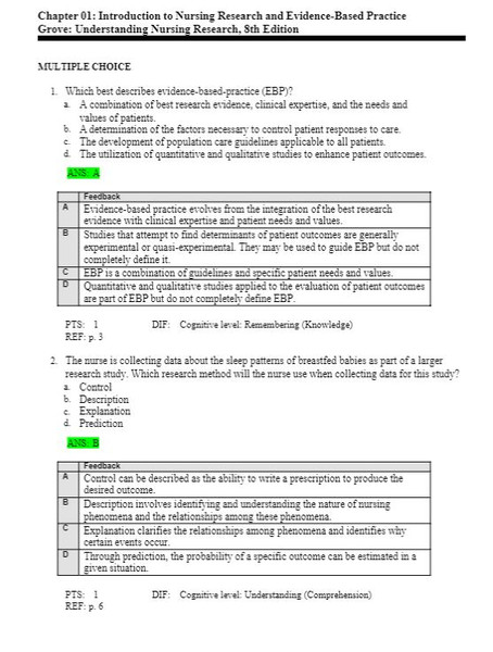 Latest 2023 Understanding Nursing Research - 8th Edition By Susan K Grove & Jennifer R Gray Test bank  All Cha (1).JPG