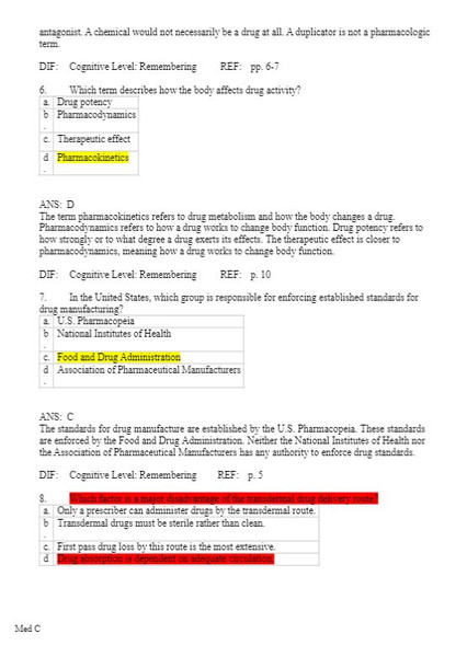 Latest 2023 Understanding Pharmacology Essentials for Medication Safety, 3rd Edition by M. Linda Test bank  All Chapters (3).JPG