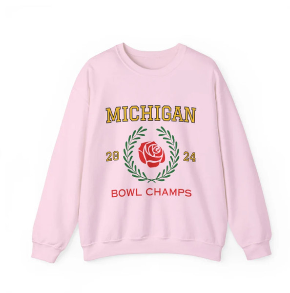 Michigan Football Rose Bowl Sweatshirt, Vintage College Sweatshirt, Rose Bowl Winners.png