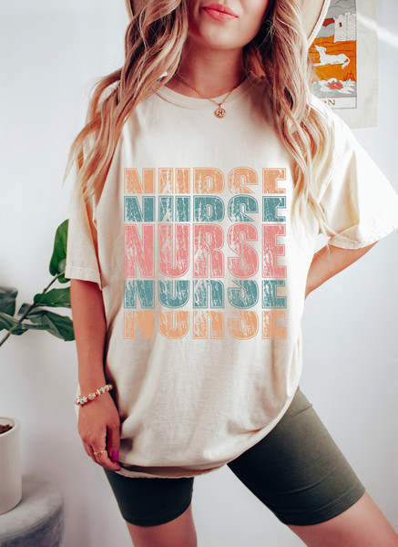 Nurse Comfort Colors Oversized Shirt, Comfort Colors Tshirt, Graphic Tee.jpg