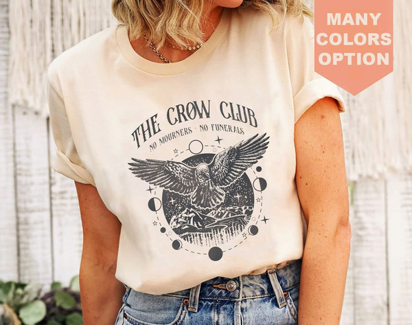 Six of Crows Shirt, The Crow Club Shirt, Ketterdam Crow.jpg