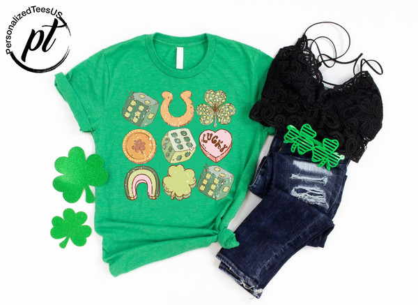 Lucky Charm Shirt,Saint Patrick's Day T-shirt, Happy Go Lucky Tee, Shamrock Shirt, Irish Day Apparel, St Patricks Day Gifts For Kids.jpg