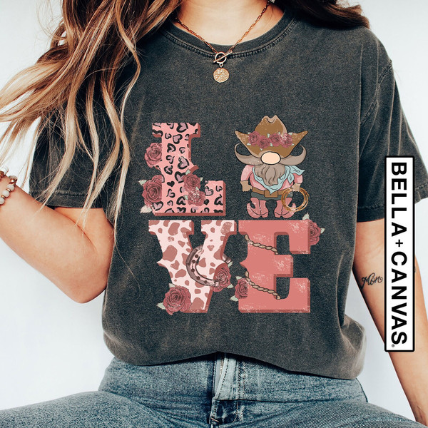 Retro Love Cowboy Shirt, Valentine's Day Shirt, Cowboy Valentine Shirt, Cowgirl Shirt,  Love Shirt, Western Gifts, Western Graphic Tee.jpg