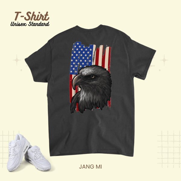 American Bald Eagle Independance American Flag Eagle 21.png
