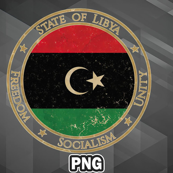 AFC1107231337599-African PNG Vintage State of Libya Africa African Flag PNG For Sublimation Print.jpg