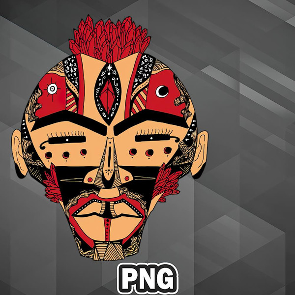 FRI1107231313752-African PNG Red And Cream African Mask 4 PNG For Sublimation Print.jpg